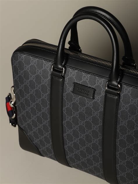 gucci mens small briefcase|gucci shoulder bag men.